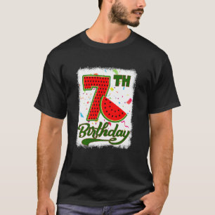 Camiseta Niños 7 años de edad sandía Frutas tropicales 7.º 