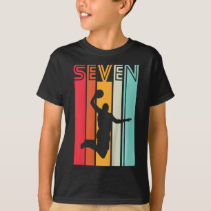 Camiseta Niños 7 Años De Regalo De Alumnos De Básquetbol