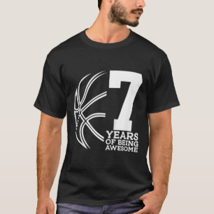 CAMISETA NIÑOS 7 AÑOS DE SER MAGNÍFICOS BALONCESTO 7° NACIM