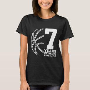 CAMISETA NIÑOS 7 AÑOS DE SER MAGNÍFICOS BALONCESTO 7° NACIM
