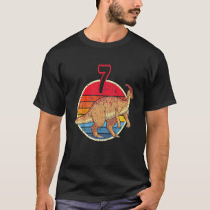 Camiseta Niños 7 Cumpleaños I Parasaurolophus I Family Matc