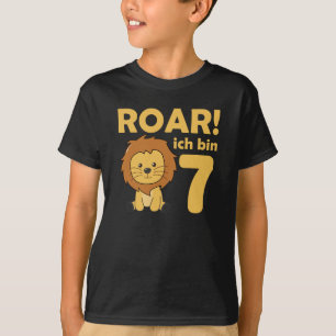 Camiseta Niños 7. Cumpleaños Leo 7 Años Son Siete