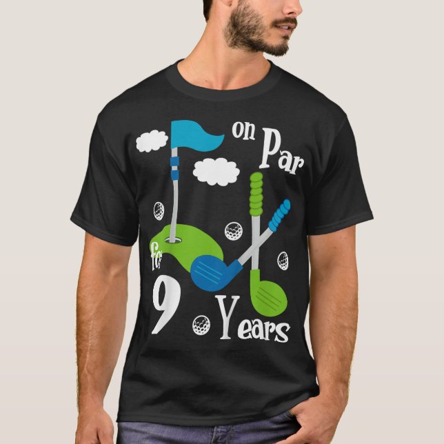Camiseta Niños 8º cumpleaños Golf Funny Golfer niño de 8 añ (Anverso)