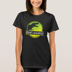Camiseta Niños 8º cumpleaños Ocho dinosaurios asaurios B Dí