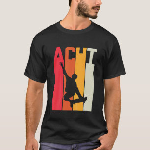 Camiseta Niños 8º Regalo De Cumpleaños Niños Skater Skatebo