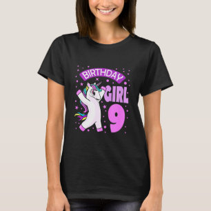 Camiseta Niños 8.ª Chica de cumpleaños, princesa Unicornio 