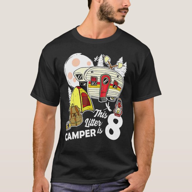 Camiseta Niños 8 Camping Nacimiento Niño Y Chica 8 1 (Anverso)