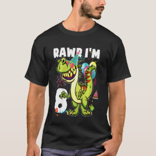 Camiseta Niños 8 Chicas y niños de ocho años Rex D