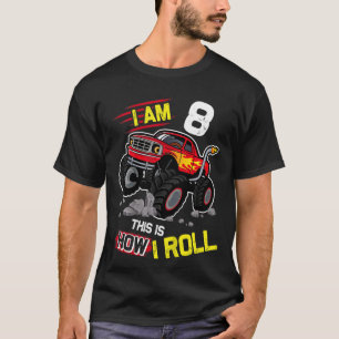 Camiseta Niños 8 cumpleaños, tengo 8 años, así es como hago