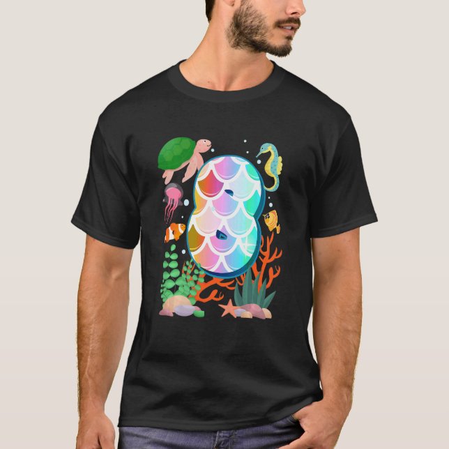 Camiseta Niños 8 Pescado de cumpleaños Tetra Acuario Subacu (Anverso)