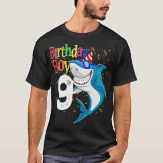 Camiseta Niños 9 años de la mandíbula del tiburónNueve niño