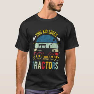 Camiseta Niños A Este Niño Le Encanta El Tractor De Agricul