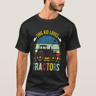 Camiseta Niños A Este Niño Le Encanta El Tractor De Agricul