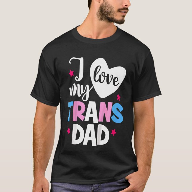 Camiseta Niños A Los Que Amo Mi Padre Trans Orgullosos Tran (Anverso)