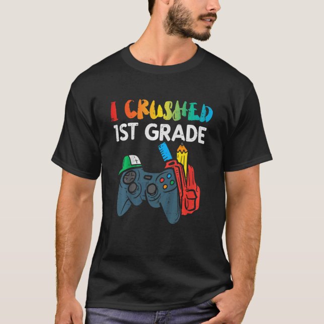 Camiseta Niños A Los Que Aplasté A Los Chicos De Primer Gra (Anverso)
