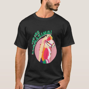 Camiseta Niños a los que llamas una llama adorable y colori