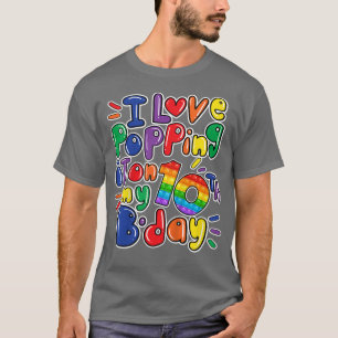 Camiseta Niños a los que me encanta golpearlo en mi 10 cump