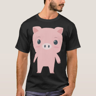 Camiseta Niños a los que me encantan los cerdos Cerdo Piggi