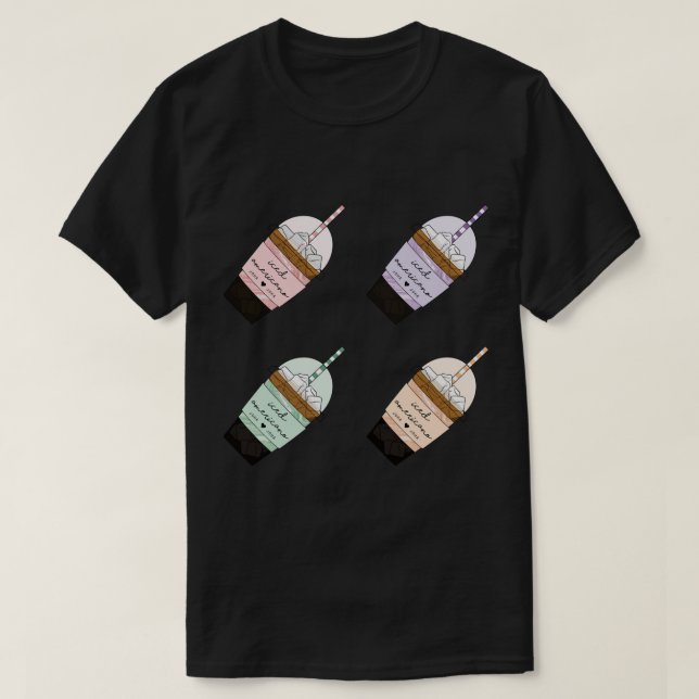 Camiseta Niños abandonados ICED AMERICANO Joha Joha Coffee  (Diseño del anverso)