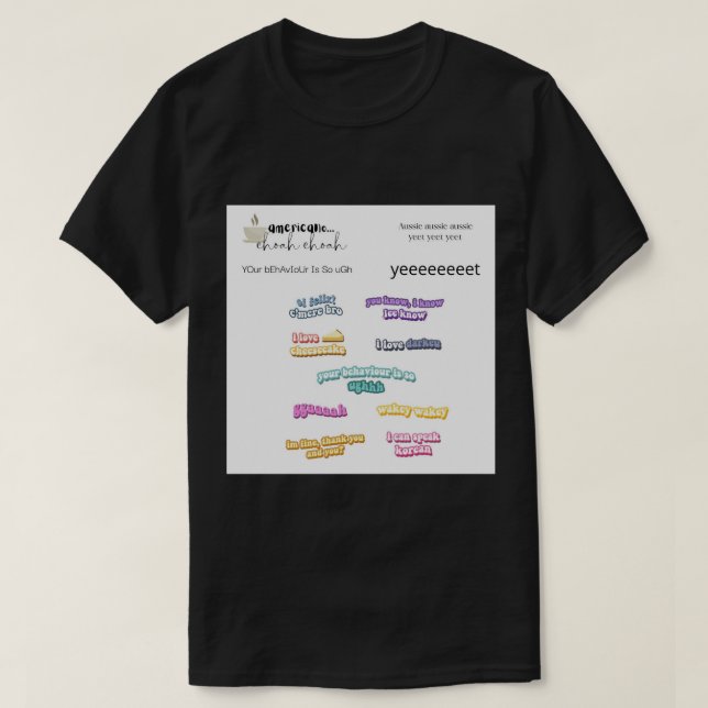 Camiseta Niños abandonados Líneas icónicas skz letras Value (Diseño del anverso)