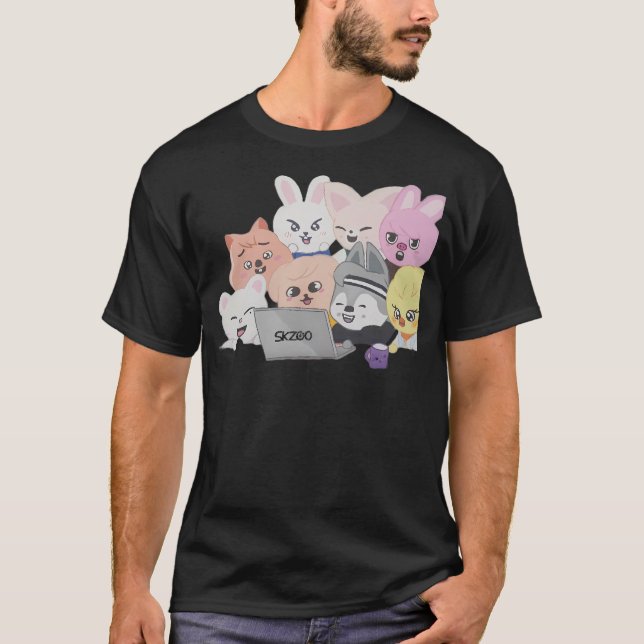 Camiseta Niños abandonados - Música Skzoo (Anverso)