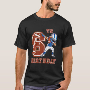 Camiseta Niños Abandonando Fútbol Boy 6 cumpleaños 6 años