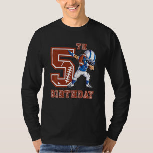 Camiseta Niños Abandonando Fútbol Niño Quinto Cumpleaños 5 