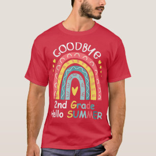 Camiseta Niños Adiós 2º grado Hola verano del último día 