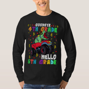 Camiseta Niños Adiós de 4º grado Hola de 5º grado Acá vengo