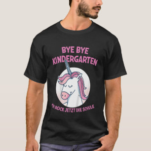 Camiseta Niños adiós niñera I Rock Now Chica Rainbow Horse