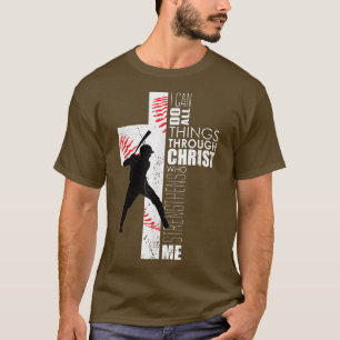 Camiseta Niños adolescentes cristianos beisbol filipino 413