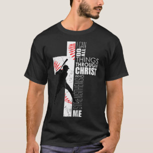 Camiseta Niños adolescentes cristianos beisbol filipino 413