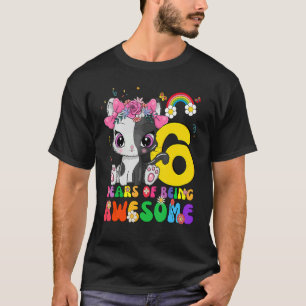 Camiseta Niños adolescentes de 6 años Chica de cumpleaños n