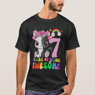 Camiseta Niños adolescentes de 7 años Chica de cumpleaños s