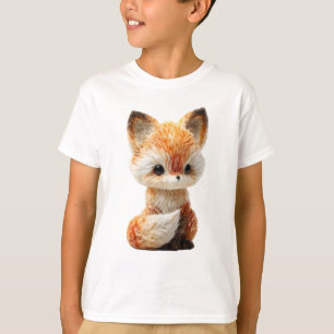 Camiseta Niños adorablemente esponjosos cachorros de zorro
