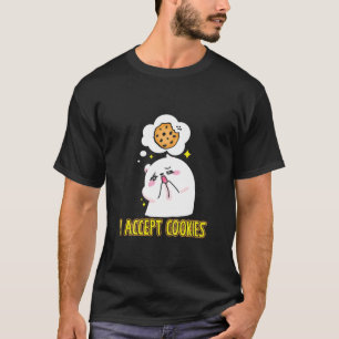 Camiseta Niños adorables aceptan galletas postres dulces ga