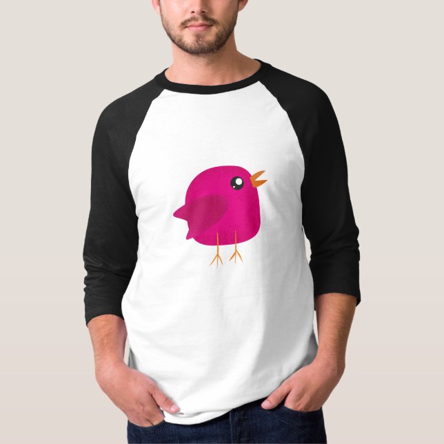 Camiseta Niños adorables pájaros (Anverso)