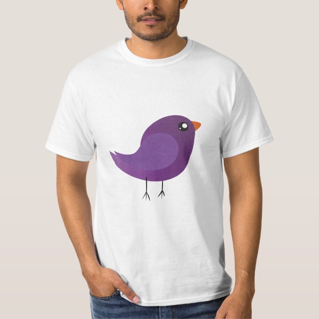 Camiseta Niños adorables pájaros (Anverso)