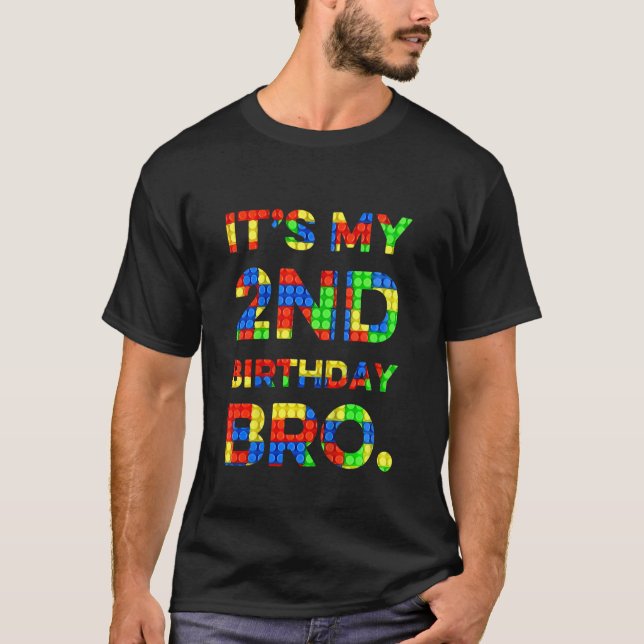 Camiseta Niños adormecidos segundo cumpleaños edificio de b (Anverso)