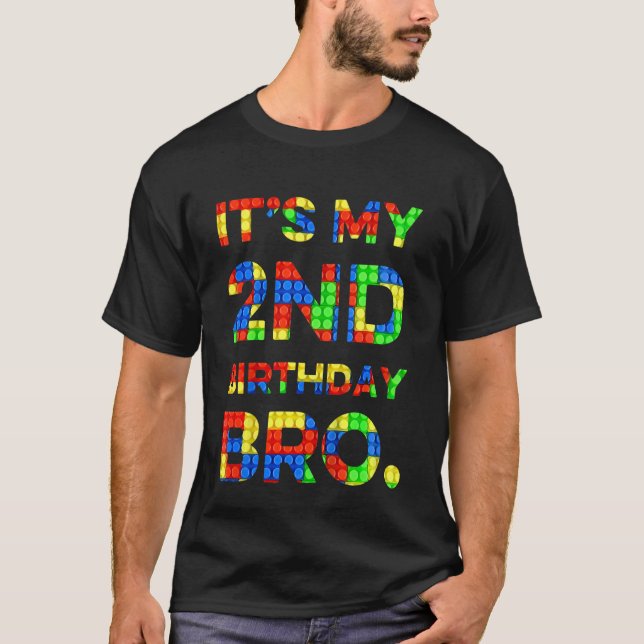 Camiseta Niños adormecidos segundo cumpleaños edificio de b (Anverso)