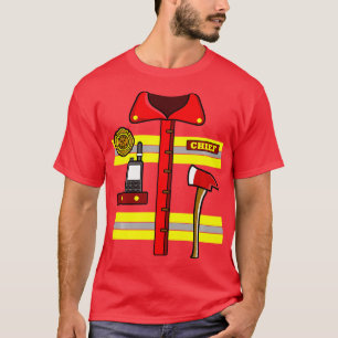 Camiseta Niños adultos Halloween Cuerpo de bomberos de bomb
