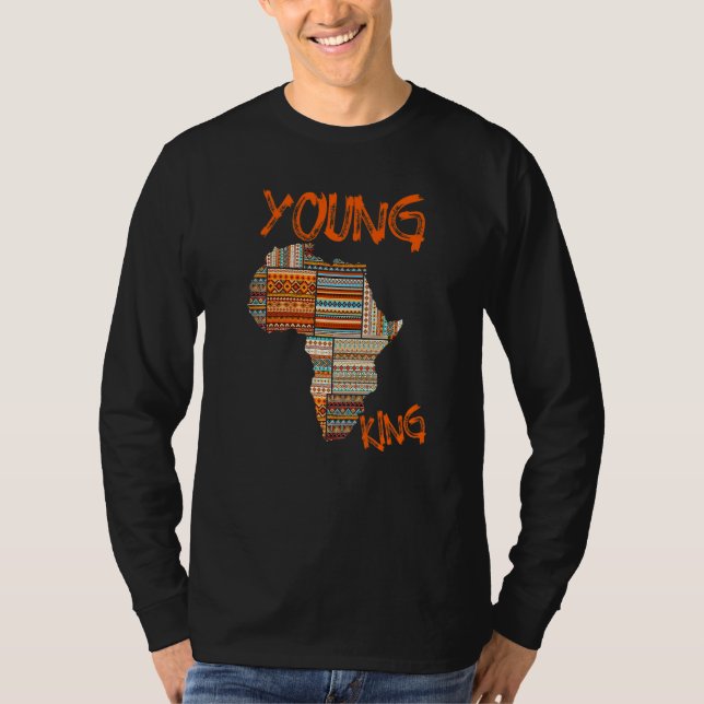 Camiseta Niños africanos vestimenta Kente Imprimir niños pe (Anverso)