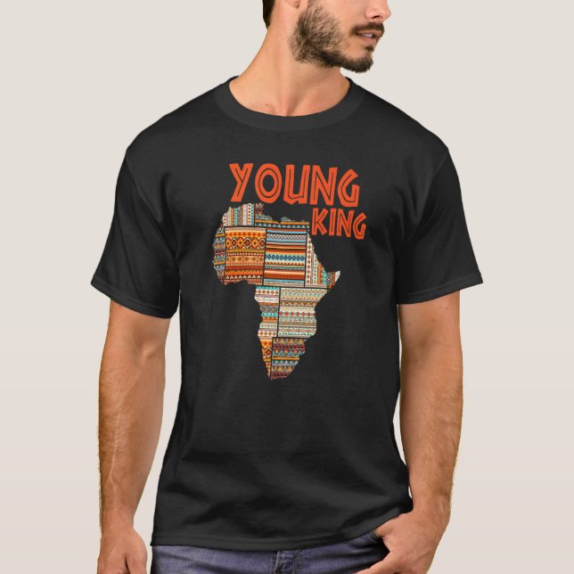 Camiseta Niños africanos vestimenta Kente Imprimir niños pe (Anverso)