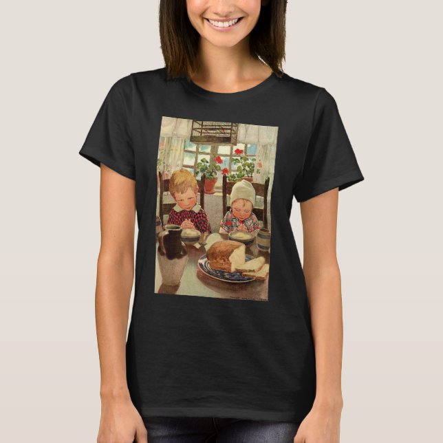Camiseta Niños agradecidos de Jessie Willcox Smith (Anverso)