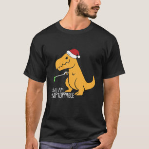 Camiseta Niños Ahora Soy Navidades Imparables De Rex Dinosa