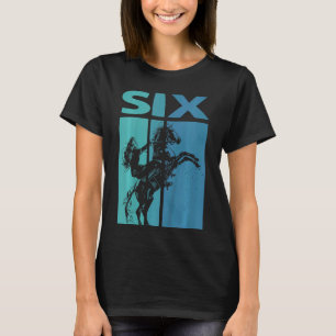 Camiseta Niños Ahora tengo 6 años de edad jinete de caballo