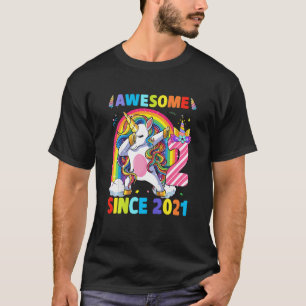 Camiseta Niños alucinantes desde 2021 Dabbing Unicorn 2nd B