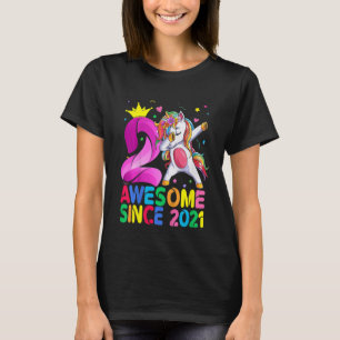 Camiseta Niños alucinantes desde 2021 Dabbing Unicorn 2nd B
