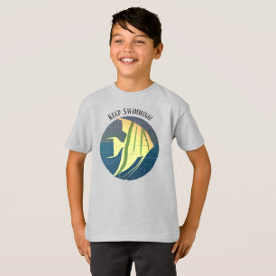 Camiseta Niños Angelfish Siguen Nadando Molestos