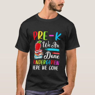 Camiseta Niños Antes De K Estamos Terminados El Jardín De N